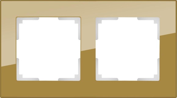 Рамка на 2 поста (бронзовый) Werkel WL01-Frame-02