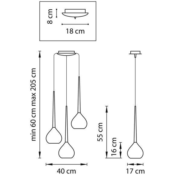 Подвес Lightstar Forma 808230
